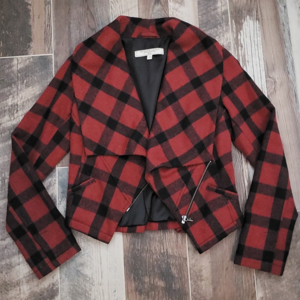 Anthropologie Plaid Jacket XS